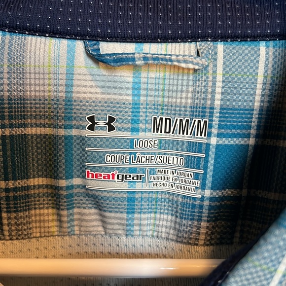 Mens under Armour short sleeve fishing shirt - Picture 2 of 3